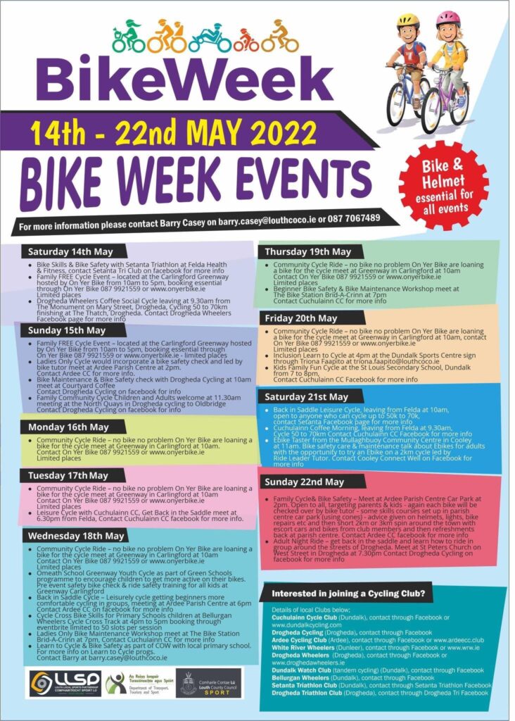 BIKE WEEK 16-22 MAY 2022 - St. Malachy’s Boys' National School